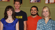 Photo of Thomas Macias, Nathan Magyar, Devan Malone & Adair Whalen