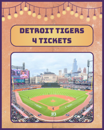 Detroit Tigers - 4 Tickets