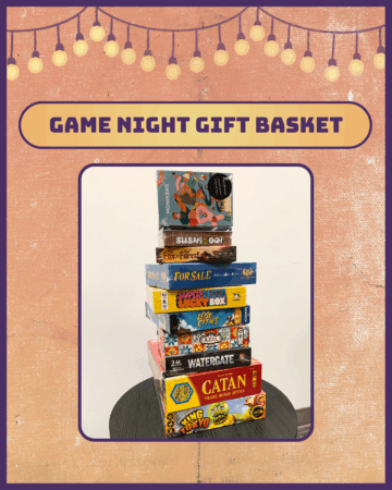 game night gift basket