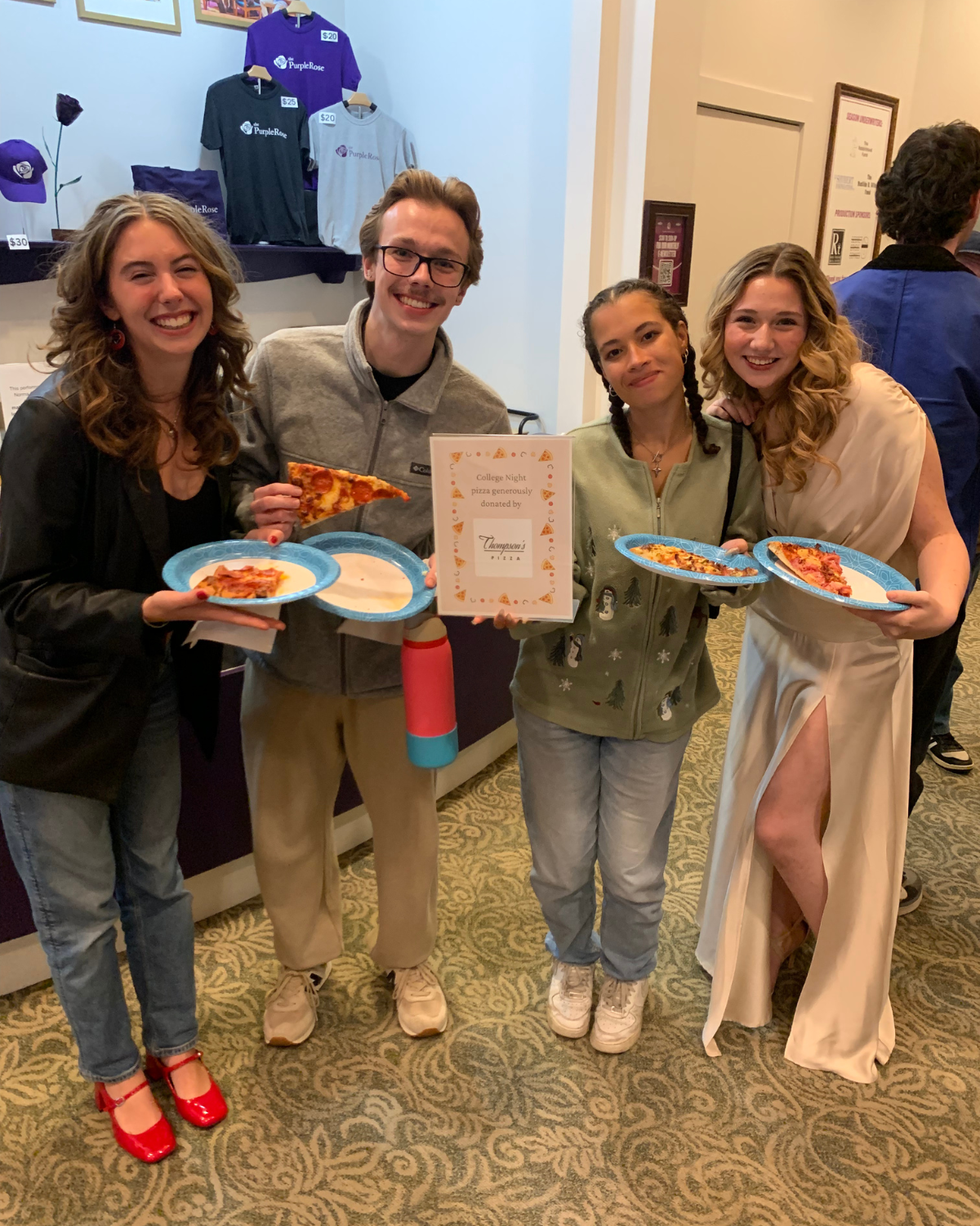 college night website template